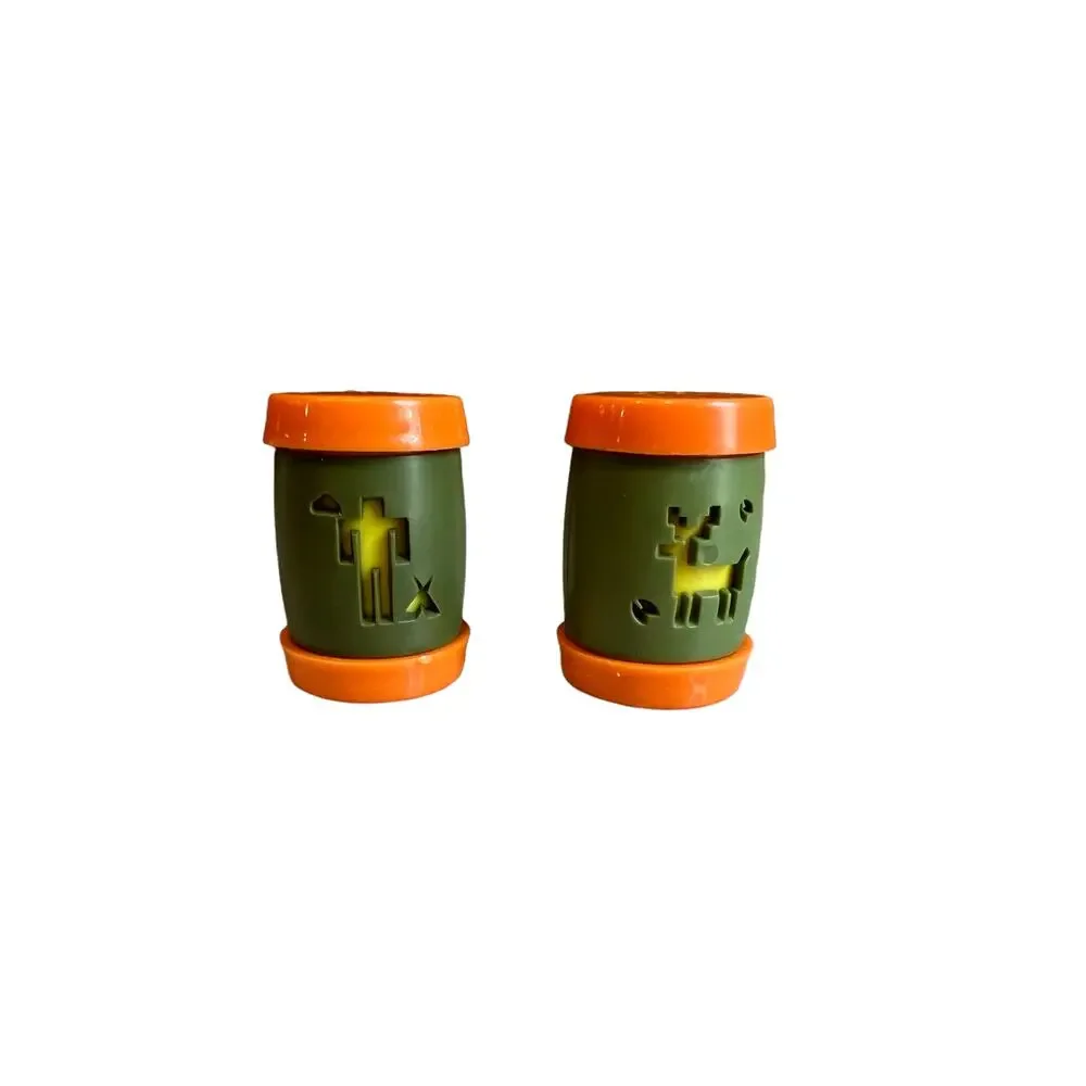 Vintage mini Salt & Pepper Shakers Camping theme